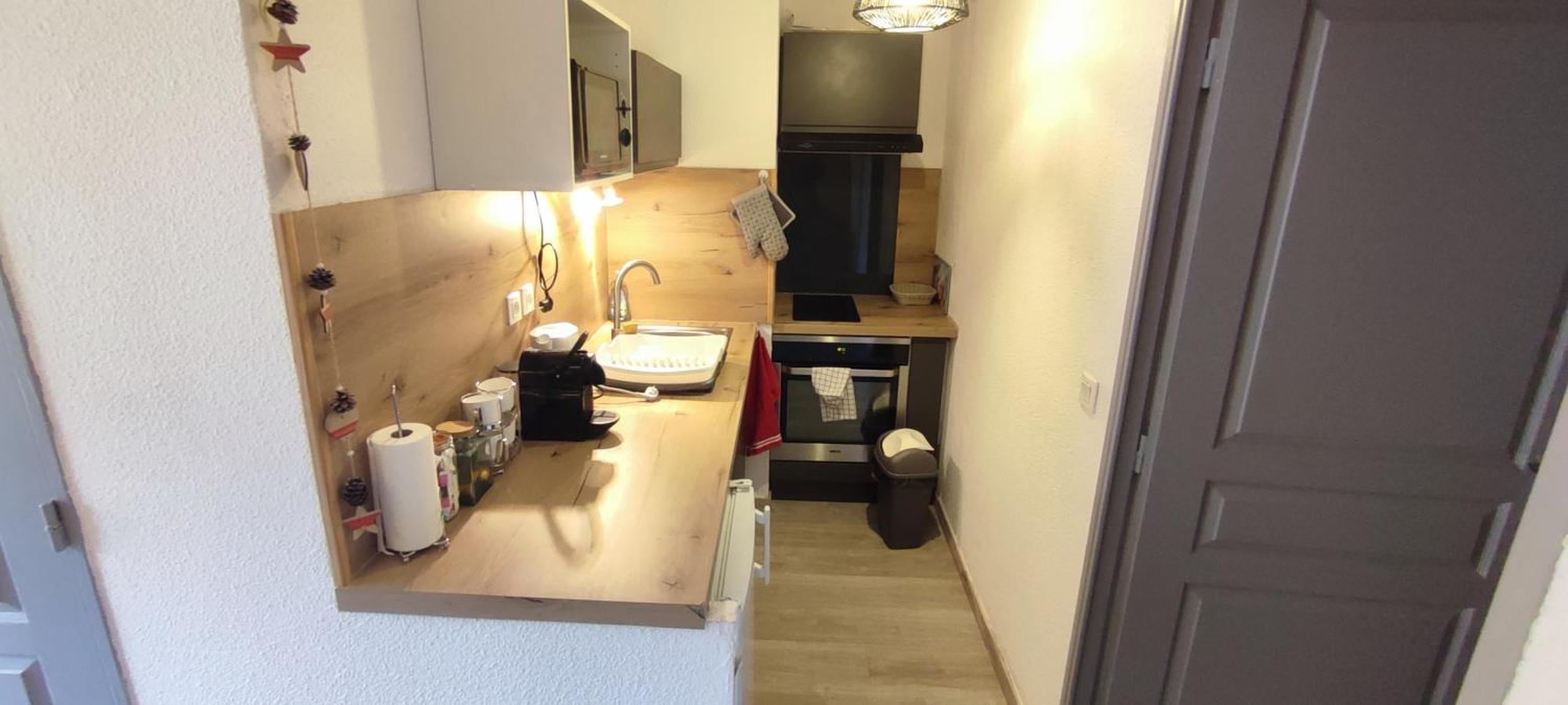 Joli T2 + Coin Montagne + Garage Appartement Briançon Buitenkant foto